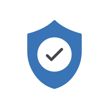 kalkan vektör renk simgesi