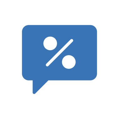 indirimli kabarcık vektör renk simgesi