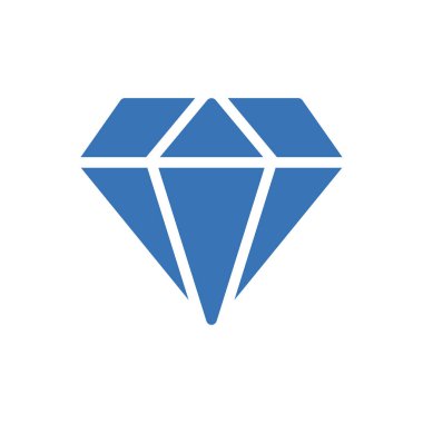 Elmas vektör renk simgesi