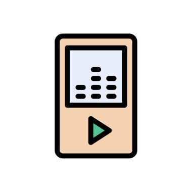 ses vektör düz renk simgesini yener