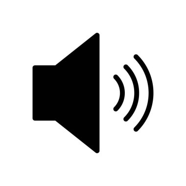 hacim vektörü düz simgesi