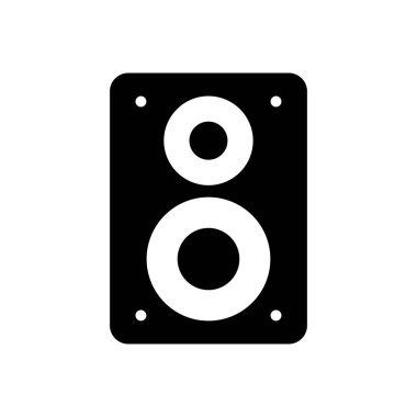 woofer vektör düz simge