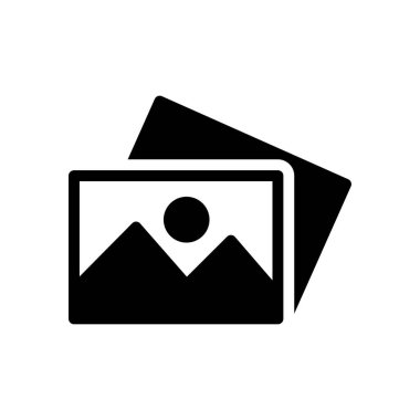 fotoğraf vektörü düz simge