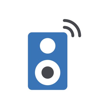 hoparlör vektör renk simgesi