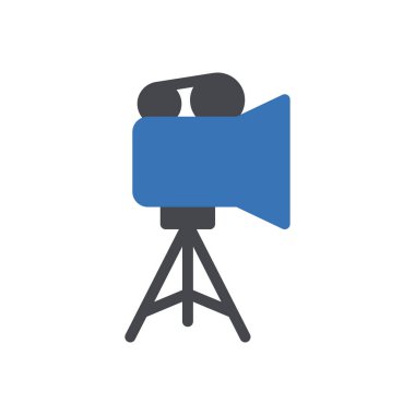 çekim vektörü renk simgesi