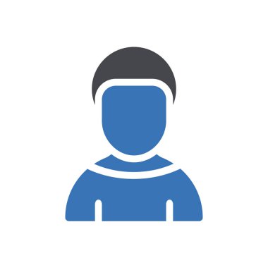 erkek vektör renk simgesi