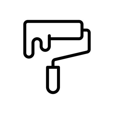 renk kaydırma vektörü ince çizgi simgesi