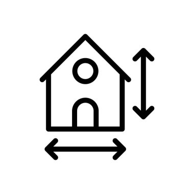 Şablon vektör ince çizgi simgesi