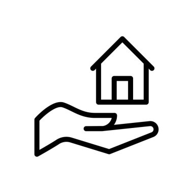 özellik vektörü ince çizgi simgesi