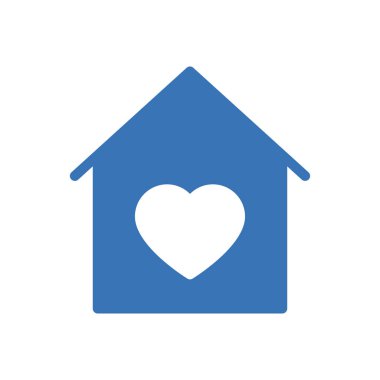 favori ev vektörü renk simgesi