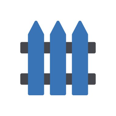 çit vektörü renk simgesi