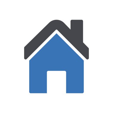 ev vektörü renk simgesi