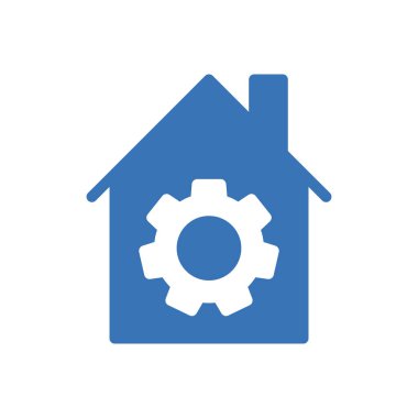 ev ayarlama vektör renk simgesi