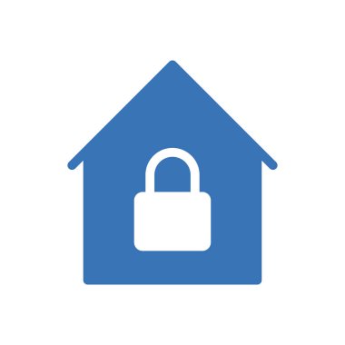 ev kilidi vektör renk simgesi