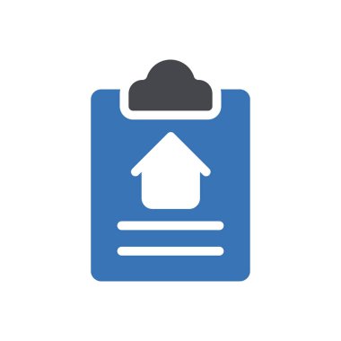 ev kağıdı vektör renk simgesi