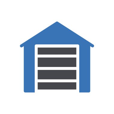 ev barınağı vektör renk simgesi