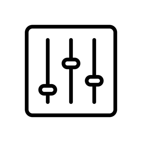 控制向量细线图标 — 图库矢量图片