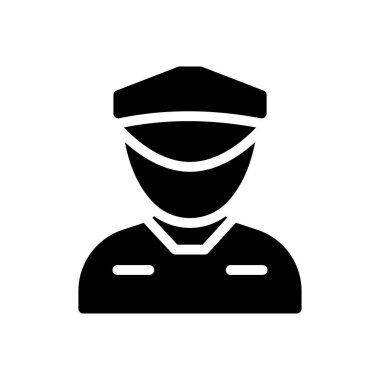 Bekleme vektörü düz simgesi