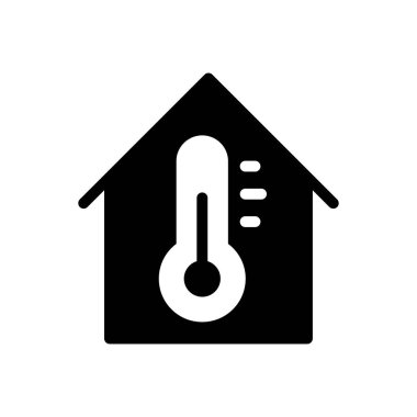 ev sıcaklığı vektör düz simge