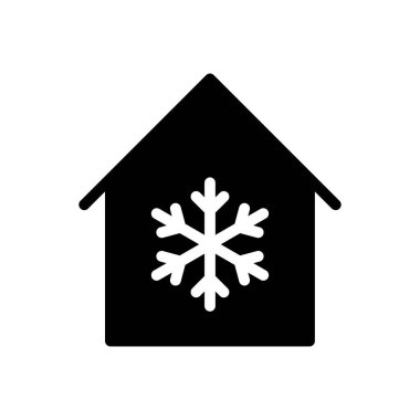 ev kar tanesi vektör sembolü düz simge