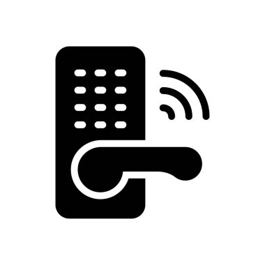 Kilit kablosuz vektör kablosuz simgesini kullan