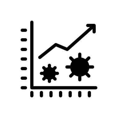 grafik vektör düz simgesi