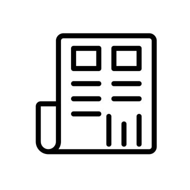 SEO vektör ince çizgi simgesi