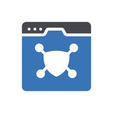 kalkan vektör renk simgesi