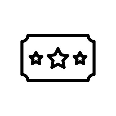 Web sitesi tasarımı ve masaüstü zarfları için bilet simgesi, geliştirme. premium paket.