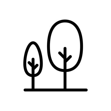 Web sitesi tasarımı ve masaüstü zarfları için ağaç simgesi, geliştirme. premium paket.