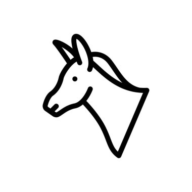 Web sitesi tasarımı ve masaüstü zarfları için eşşek simgesi, geliştirme. premium paket.