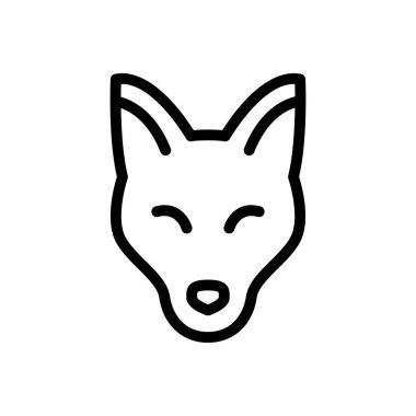 Web sitesi tasarımı ve masaüstü zarfları için Fox simgesi, geliştirme. premium paket.