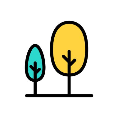 Web sitesi tasarımı ve masaüstü zarfları için ağaç simgesi, geliştirme. premium paket.