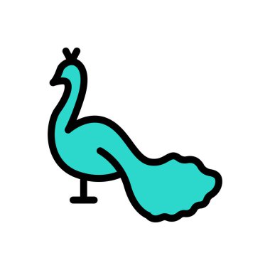 Web sitesi tasarımı ve masaüstü zarfları için hayvan simgesi, geliştirme. premium paket.