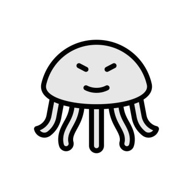 Web sitesi tasarımı ve masaüstü zarfları için ahtapot simgesi, geliştirme. premium paket.