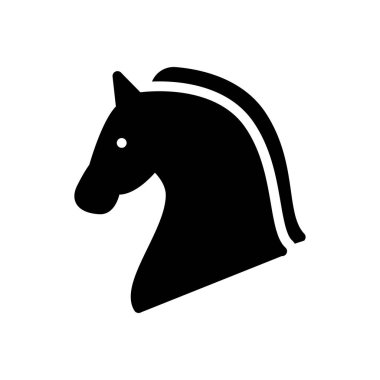 Web sitesi tasarımı ve masaüstü zarfları için at simgesi, geliştirme. premium paket.