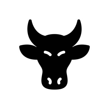 Web sitesi tasarımı ve masaüstü zarfları için boğa simgesi. premium paket.