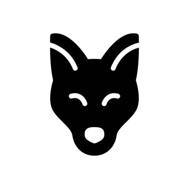 Web sitesi tasarımı ve masaüstü zarfları için Fox simgesi, geliştirme. premium paket.