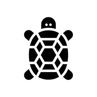 Web sitesi tasarımı ve masaüstü zarfları için kaplumbağa simgesi, geliştirme. premium paket.