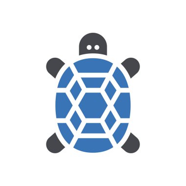 Web sitesi tasarımı ve masaüstü zarfları için kaplumbağa simgesi, geliştirme. premium paket.