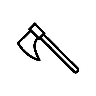 Web sitesi tasarımı ve masaüstü zarfları için Axe Simgesi, geliştirme. premium paket.