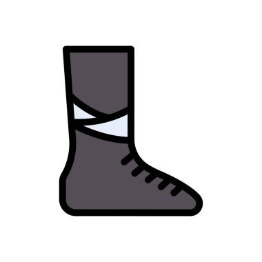 Web sitesi tasarımı ve masaüstü zarfları için ayak simgesi, geliştirme. premium paket.