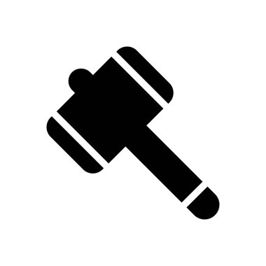 Web sitesi tasarımı ve masaüstü zarfları için çekiç simgesi, geliştirme. premium paket.