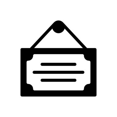 site tasarımı ve masaüstü zarfları için pano simgesi, geliştirme. premium paket.