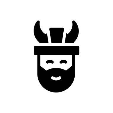 Web sitesi tasarımı ve masaüstü zarfları için Viking simgesi, geliştirme. premium paket.