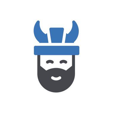 Web sitesi tasarımı ve masaüstü zarfları için Viking simgesi, geliştirme. premium paket.