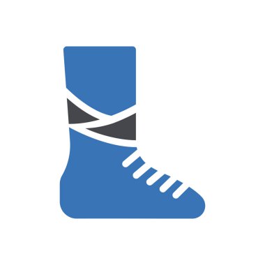 Web sitesi tasarımı ve masaüstü zarfları için ayak simgesi, geliştirme. premium paket.