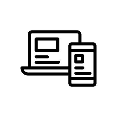 Web sitesi tasarımı ve masaüstü zarfları için dizayn simgesi, geliştirme. premium paket.