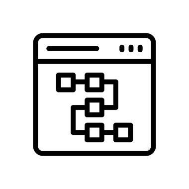 Web sitesi tasarımı ve masaüstü zarfları için web sayfası simgesi, geliştirme. premium paket.