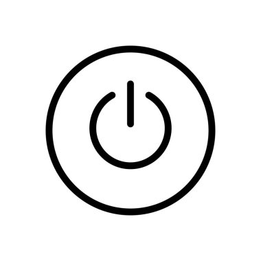 Web sitesi tasarımı ve masaüstü zarfları için güç simgesi, geliştirme. premium paket.